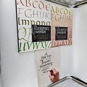 Calligraphy Hand Lettering Brush Typography Writing Book Companion Work Lot 3